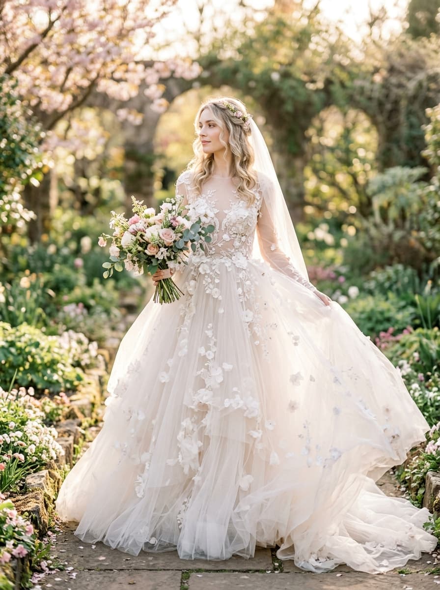 Result — tulle ballgown